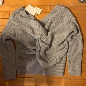 Ooh la luxe Alex Open Back Sweater